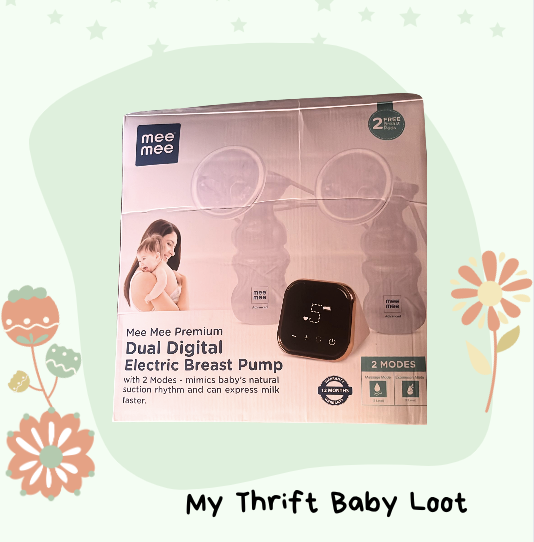 NEW Mee Mee dual electric breastfeeding pump